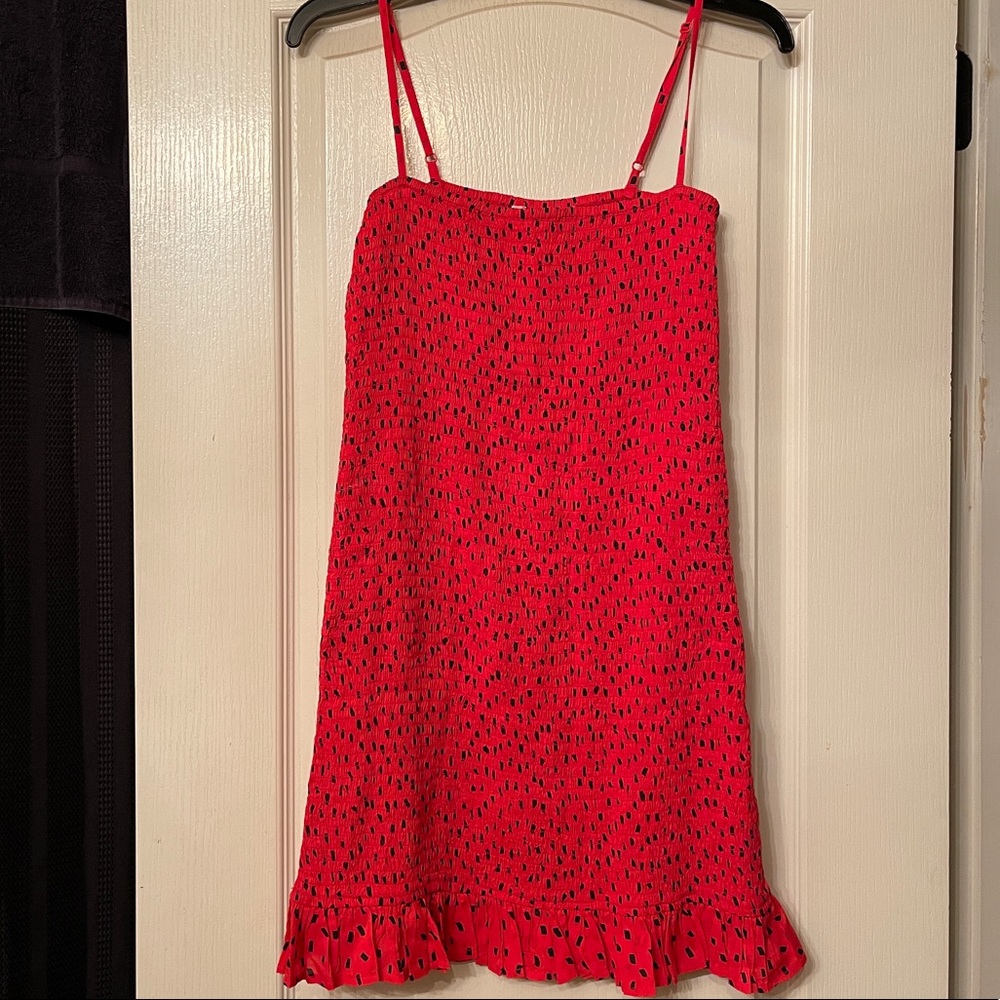 Billabong Red/Black Polk A Dot Bodycon Dress